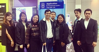  เจ้าหน้าที่กองพัฒนาอุตสาหกรรมชุมชน เข้าร่วมงานและประจำบูธ Application E-Commerce Thai CIV ในโซน Business Macthing ภายในงาน Thailand Industry Expo 2018